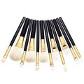 12PCS Cosmetic Brush Set for Power, Blush Eye Shadow Eyeliner Makeup