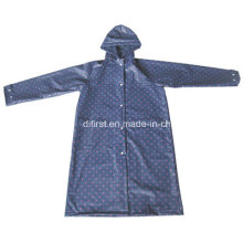 Impermeable de poliéster de EVA con impermeable (DFZ005)