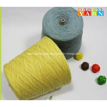 Fils de coton 100% Slub pour écharpe et chaussettes