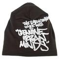 Fashion printed design cotton winter beanies men skullcap