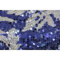 Fancy embroidery sequins tulle fabric