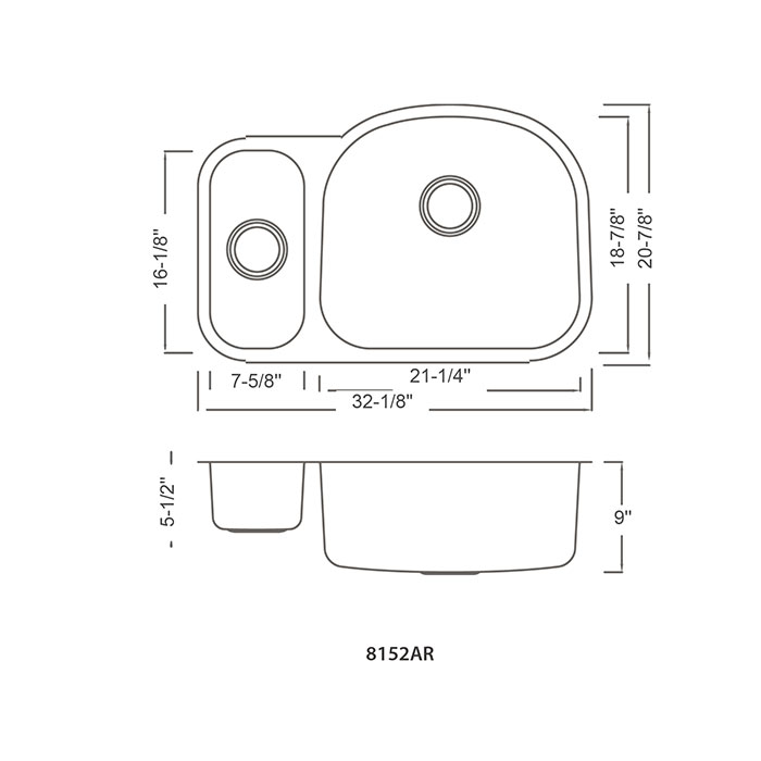 8152ar Dimension Drawing