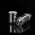 Silver acrylic airless bottle