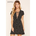 Wyldr Lace-up Mini Dress