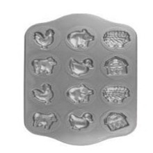 12 Cup Animals Muffin Cake Pan Chocolate Mold