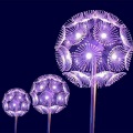 Dandelion crystal Pendant Floor Lamp