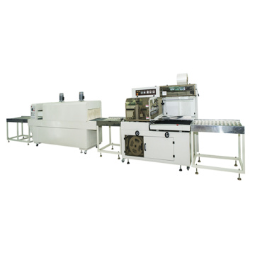 Side sealing rolling cutting Shrinking packing machine