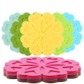 Creative home fashion silicone rose cup mat