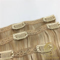 Custom lace clip in hair extensions