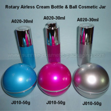 30ml Rotary Lotion Press Bottle 30ml Ball Shape Cosmetic Con