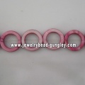 purple donut shape fresh water shell beads