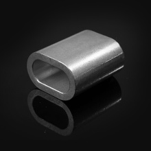 Ferrule ovale en aluminium pour les cordes