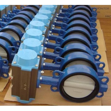 Electric Welded Double Flange Butterfly Valves Stainless