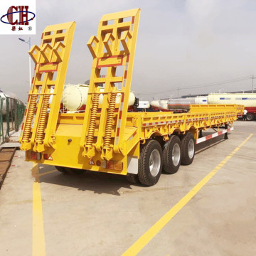 3 Axles 60T Low Bed Semi Trailer