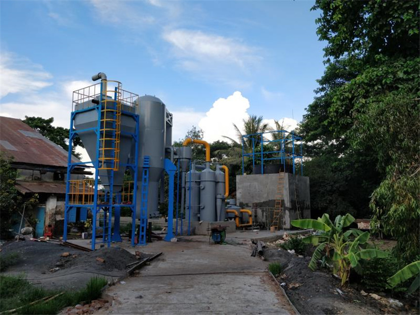 Biomass gasifier power