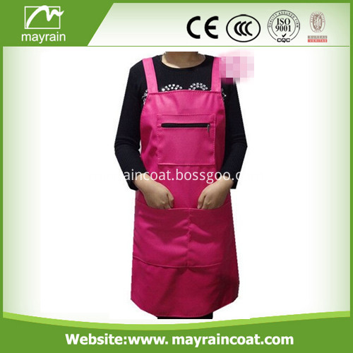 Red Color PU Apron