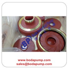 Red Slurry Pump Impeller Slurry Pump Liners