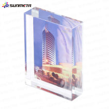 FREESUB Sublimation Crystal Glass Photo Frame Wedding Souvenir