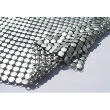 Tissu en tissu décoratif en forme de métal