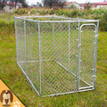 Galvanized Outdoor Large Chain Link Dog Kennel