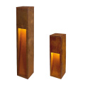 Corten Steel Bollard Lights