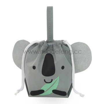 A Grey Non-woven Koala Party Handle Packing Bag