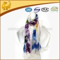 Vente en gros 2015 belles fleurs style cachemire foulards impression personnalisée