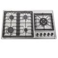 5 Burner Gas Cooker Hob, Built in Gas Hob