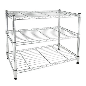 Small 3 Tiers Kitchen Wire Shelving For Home