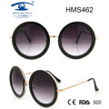 Gafas de sol del acetato de la manera del estilo de la mujer (HMS462)