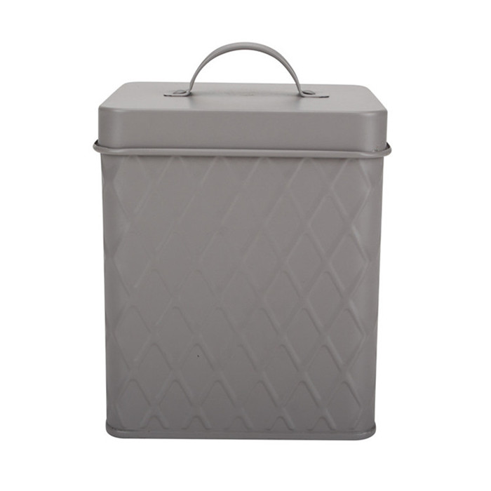 Galvanized Food Canister 