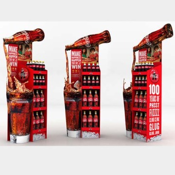 Promotion de supermarché Cola Display Rack Stand