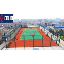 Rouge PP Matériau en plein air Court de basket-ball entrecroissant les carreaux de plancher