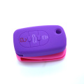 Custom silicone rubber car key case for Audi