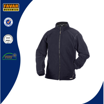 OEM 2016 High Quality in Plain Custom Wholesale Navy Cotton Polar Fleece Jacket