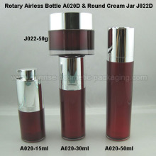 15ml 30ml 50ml Rotary Press Airless Flasche