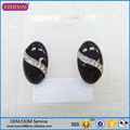 Guangzhou Boosin Zinc Allia Bijoux, Cross Rhinestone Enamel Earge # 21552