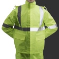 2024 Top Clothes Workwear Safety Reflective Rain Jacket