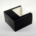 Embalagem de caixa de presente de boné preto personalizado