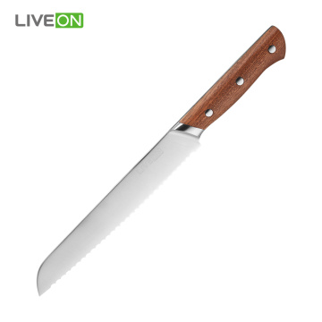 Serrated Stainless Steel Blades Slicer Bread Cutting Knife