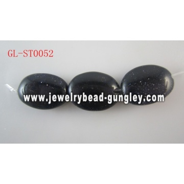 Natural Gemstone Blue Sandstone beads