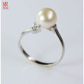 Fresh Water Fashion Silver Pearl Ring (ER1609)