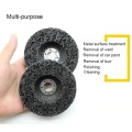 Black 5Inch Abrasives Wheel Strip Disc For Polishing