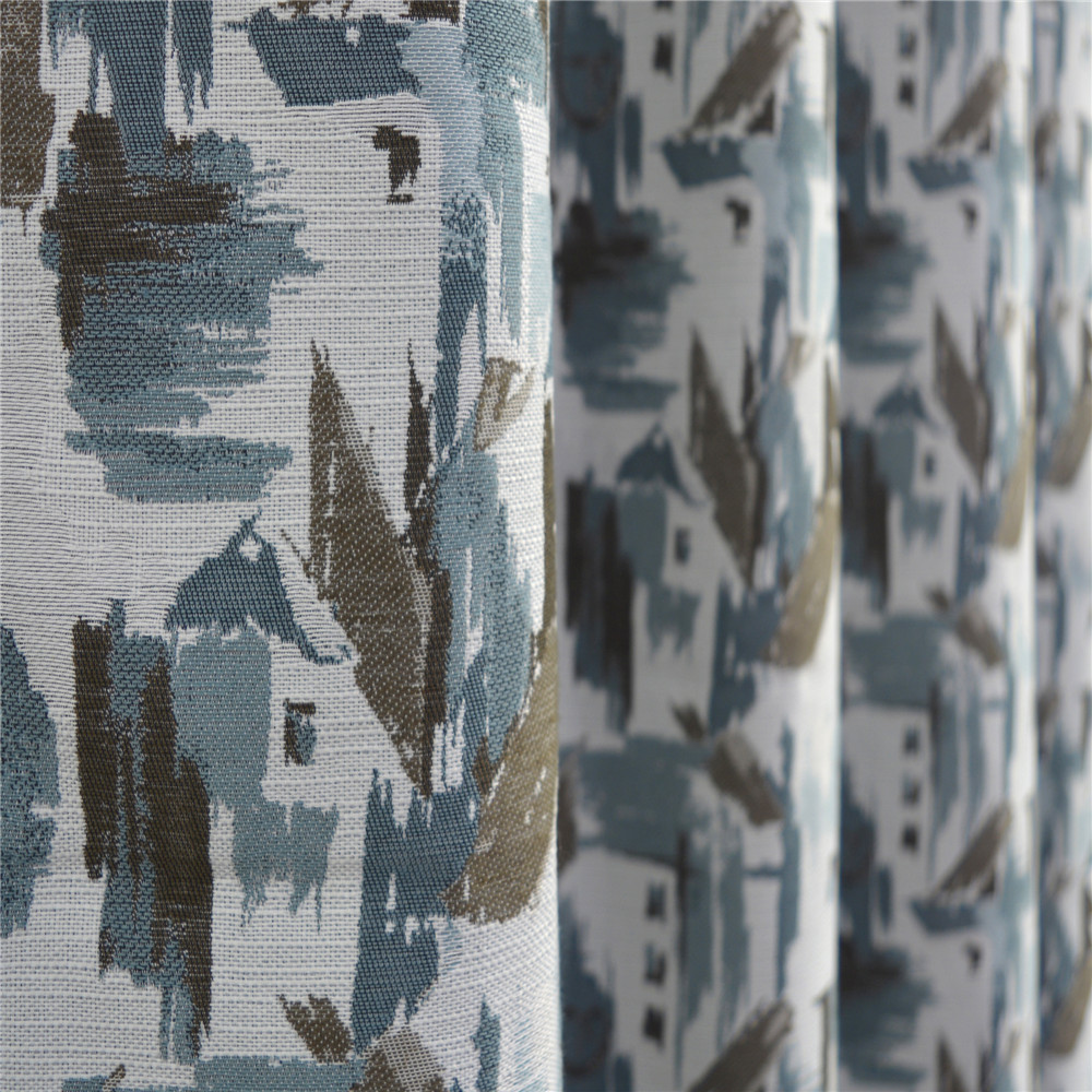 Modern Jacquard Design Curtain