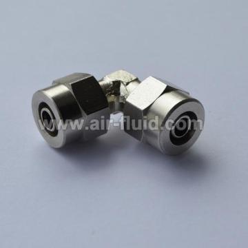 Equal Elbow  Connector Brass Push-On Tubing Fittings