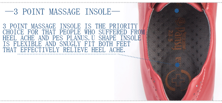 3 point massage insole casual shoes