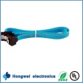 PVC Flat 90 Degrees SATA a Serial Port Hard Disk Data Cable