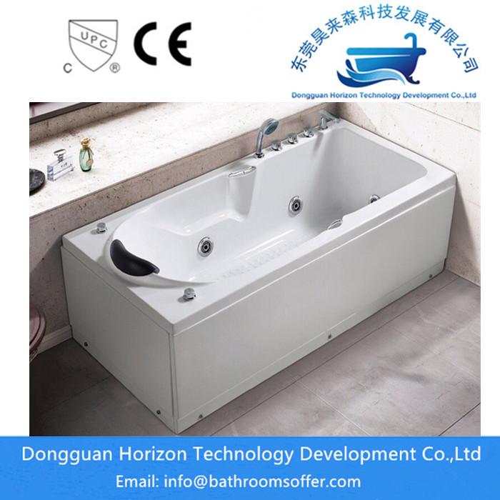 Acrylic Corner Massage Bathtub