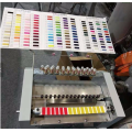 Yarn color card machine