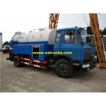 Dongfeng 9000L Camiones de succión de alcantarillado